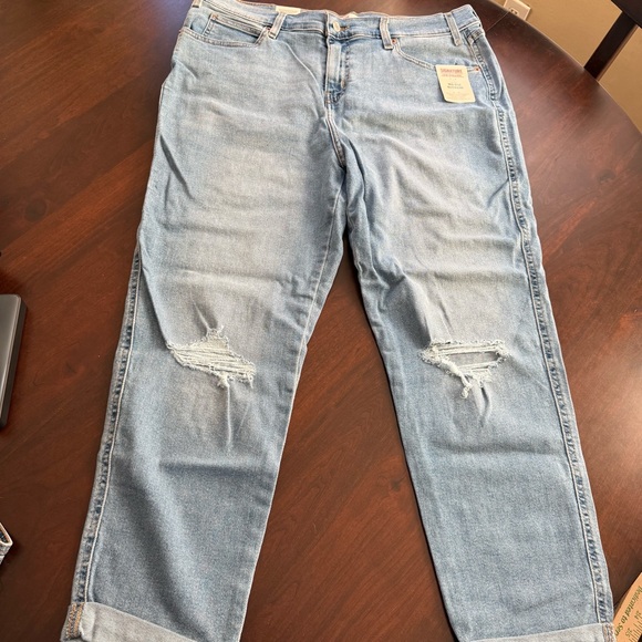 Signature Levi Strauss mid rise boyfriend jeans size 14 32W NWT - Picture 6 of 9